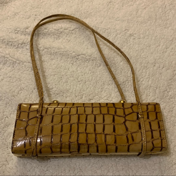 Handbags - Vintage crocodile print purse tote
